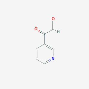 molecular formula C7H5NO2 B1610112 3-Pyridineacetaldehyde, alpha-oxo- CAS No. 63464-84-6