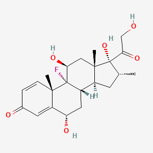 molecular formula C22H29FO6 B1610114 6α-羟基地塞米松 CAS No. 111897-35-9