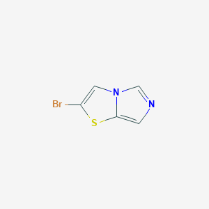 molecular formula C5H3BrN2S B1610118 2-Bromoimidazo[5,1-b]thiazole CAS No. 713107-45-0