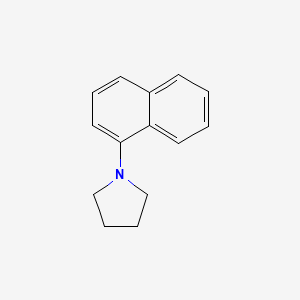molecular formula C14H15N B1610122 1-(1-Naphthyl)pyrrolidine CAS No. 82238-92-4