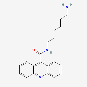 molecular formula C20H23N3O B1610124 N-(6-aminohexyl)acridine-9-carboxamide CAS No. 259221-99-3