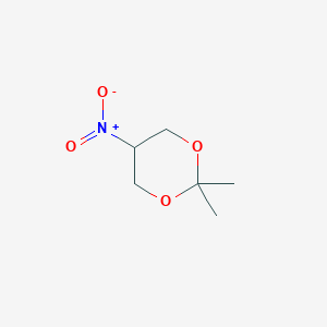 molecular formula C6H11NO4 B1610125 2,2-Dimethyl-5-nitro-1,3-dioxane CAS No. 4064-87-3