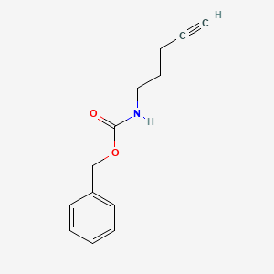molecular formula C13H15NO2 B1610133 4-Pentynylcarbamic acid benzyl ester CAS No. 236394-24-4