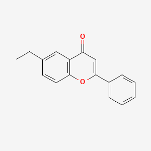 molecular formula C17H14O2 B1610136 6-Ethylflavone CAS No. 288401-00-3