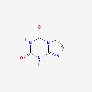 molecular formula C5H4N4O2 B1610138 imidazo[1,2-a][1,3,5]triazine-2,4(1H,3H)-dione CAS No. 67410-57-5