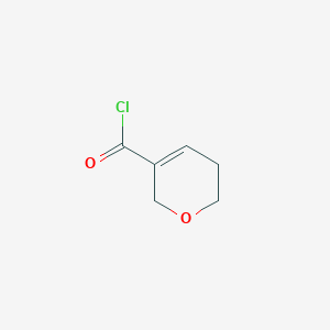 molecular formula C6H7ClO2 B161014 3,6-Dihydro-2H-pyran-5-carbonyl chloride CAS No. 133609-62-8