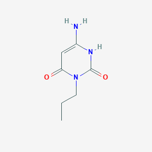 molecular formula C7H11N3O2 B1610141 6-Amino-3-propylpyrimidine-2,4(1H,3H)-dione CAS No. 110472-90-7