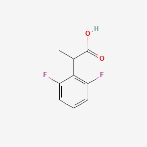 molecular formula C9H8F2O2 B1610142 2-(2,6-二氟苯基)丙酸 CAS No. 359828-68-5