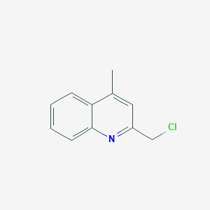 molecular formula C11H10ClN B1610146 2-(Chloromethyl)-4-methylquinoline CAS No. 91348-86-6