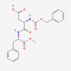 molecular formula C22H24N2O7 B1610147 N-Benzyloxycarbonyl-aspartylphenylalanine methyl ester CAS No. 33605-72-0