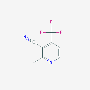 molecular formula C8H5F3N2 B1610153 2-Methyl-4-(trifluoromethyl)nicotinonitrile CAS No. 643015-36-5