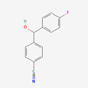 B1610156 4-[(4-Fluorophenyl)(hydroxy)methyl]benzonitrile CAS No. 220583-40-4
