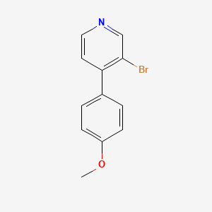 molecular formula C12H10BrNO B1610162 3-Bromo-4-(4-methoxyphenyl)pyridine CAS No. 88345-97-5
