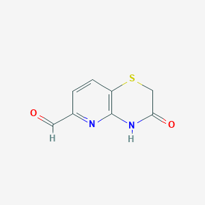 molecular formula C8H6N2O2S B1610176 3-Oxo-3,4-dihydro-2H-pyrido[3,2-b][1,4]thiazine-6-carbaldehyde CAS No. 443956-16-9