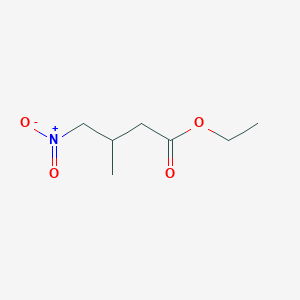 molecular formula C7H13NO4 B1610179 Ethyl 3-methyl-4-nitrobutanoate CAS No. 2985-50-4