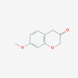 molecular formula C10H10O3 B1610182 7-Methoxychroman-3-one CAS No. 76322-24-2