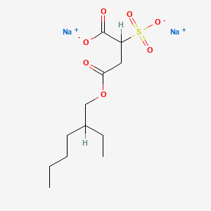 molecular formula C12H20Na2O7S B1610190 Disodium 4-(2-ethylhexyl) 2-sulphonatosuccinate CAS No. 96954-01-7