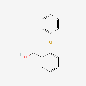 molecular formula C15H18OSi B1610191 2-(Dimethylphenylsilyl)benzyl alcohol CAS No. 853955-69-8