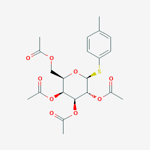 B1610195 4-Methylphenyl 2,3,4,6-tetra-O-acetyl-b-D-thiogalactopyranoside CAS No. 28244-99-7