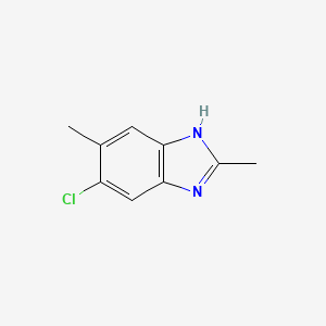 molecular formula C9H9ClN2 B1610203 6-Chloro-2,5-dimethyl-1H-benzo[d]imidazole CAS No. 221548-24-9