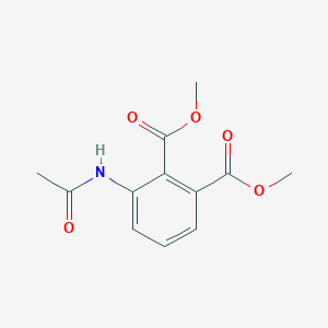 molecular formula C12H13NO5 B1610204 Methyl-3-N-acetylamino phthalate CAS No. 52659-18-4