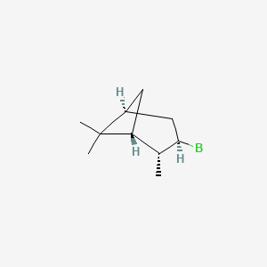 molecular formula C10H17B B1610210 [(1R,2S,3R,5R)-2,6,6-Trimethylbicyclo[3.1.1]hept-3-yl]borane CAS No. 64234-27-1