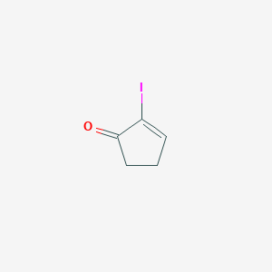 molecular formula C5H5IO B1610213 2-IODOCYCLOPENT-2-ENONE CAS No. 33948-35-5