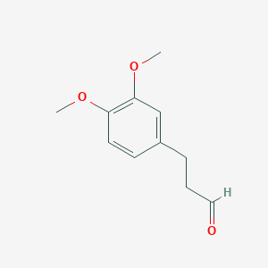 molecular formula C11H14O3 B1610216 3-(3,4-Dimethoxyphenyl)propanal CAS No. 61871-67-8