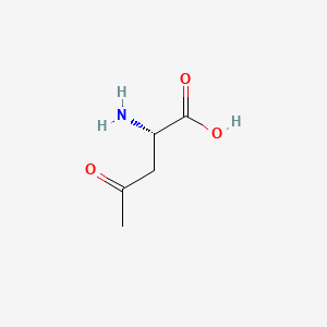 molecular formula C5H9NO3 B1610227 (S)-2-Amino-4-oxopentanoic acid CAS No. 4439-83-2