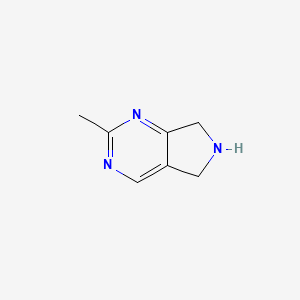 2-methyl-6,7-dihydro-5H-pyrrolo[3,4-d]pyrimidine