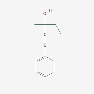 molecular formula C12H14O B161025 3-Methyl-1-phenylpent-1-yn-3-ol CAS No. 1966-65-0