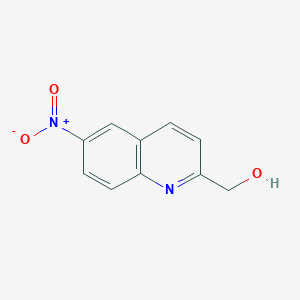 molecular formula C10H8N2O3 B1610250 (6-Nitroquinolin-2-yl)methanol CAS No. 889944-45-0