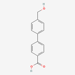 4'-(Hydroxymethyl)-[1,1'-biphenyl]-4-carboxylic acid