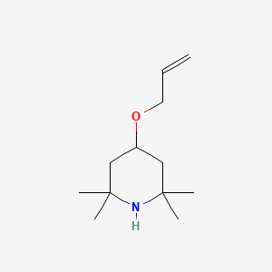 molecular formula C12H23NO B1610259 Piperidine, 2,2,6,6-tetramethyl-4-(2-propen-1-yloxy)- CAS No. 43224-75-5