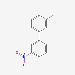 molecular formula C13H11NO2 B1610266 3-Methyl-3'-nitro-1,1'-biphenyl CAS No. 952-03-4