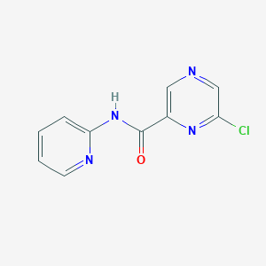 6-Chloro-N-(pyridin-2-yl)pyrazine-2-carboxamide