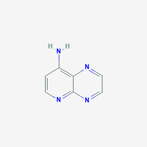 molecular formula C7H6N4 B1610287 Pyrido[2,3-b]pyrazin-8-amine CAS No. 224193-81-1