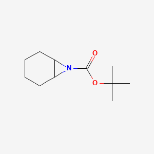 molecular formula C11H19NO2 B1610295 Tert-butyl 7-azabicyclo[4.1.0]heptane-7-carboxylate CAS No. 153789-13-0