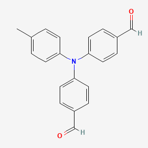 Benzaldehyde, 4,4'-[(4-methylphenyl)imino]bis-