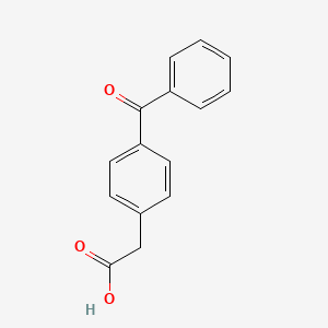 molecular formula C15H12O3 B1610302 2-(4-benzoylphenyl)acetic Acid CAS No. 26077-80-5