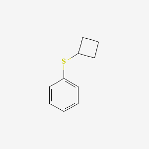 molecular formula C10H12S B1610309 Cyclobutylphenylsulfide CAS No. 67132-84-7