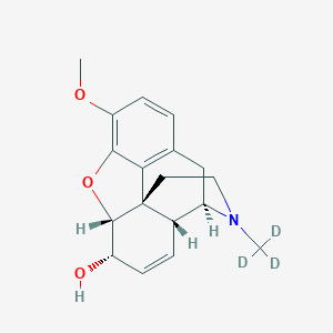 molecular formula C18H18D3NO3 B161032 可待因-d3 CAS No. 70420-71-2
