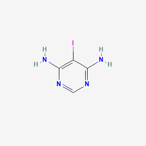 molecular formula C4H5IN4 B1610322 5-Iodopyrimidine-4,6-diamine CAS No. 214907-09-2