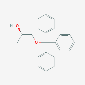 molecular formula C23H22O2 B1610331 3-Buten-2-ol, 1-(triphenylmethoxy)-, (2S)- CAS No. 403985-96-6