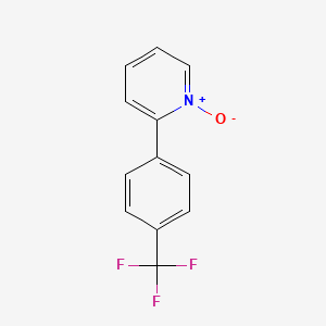molecular formula C12H8F3NO B1610332 2-(4-Trifluoromethylphenyl)pyridine 1-oxide CAS No. 874271-40-6