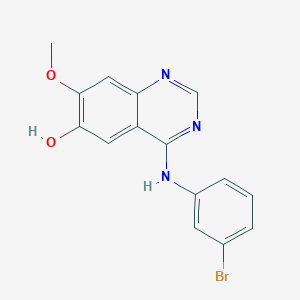 4-(3-Bromoanilino)-6-hydroxy-7-methoxyquinazoline