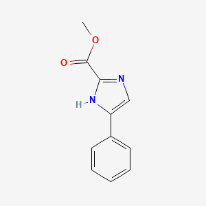 molecular formula C11H10N2O2 B1610352 methyl 5-phenyl-1H-imidazole-2-carboxylate CAS No. 222991-37-9