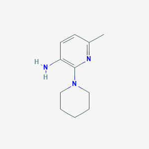 molecular formula C11H17N3 B1610354 6-Methyl-2-(piperidin-1-yl)pyridin-3-amine CAS No. 313950-14-0