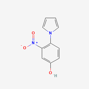 3-Nitro-4-(1H-pyrrol-1-yl)phenol
