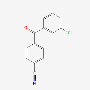 4-[(3-Chlorophenyl)carbonyl]benzonitrile